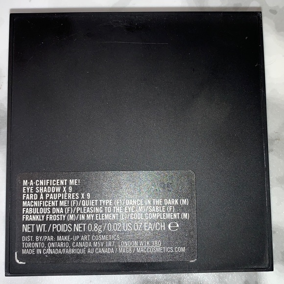 MACnificent Me Times Nine Eyeshadow Palette MAC - Picture 7 of 17